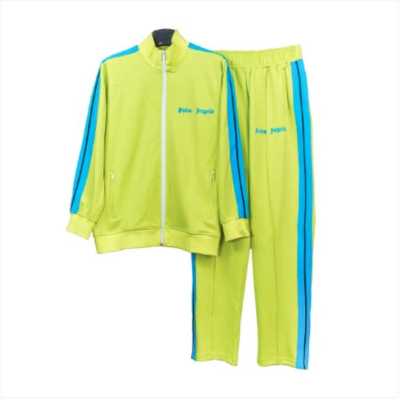 PALM ANGELS MEN'S FULL TRACKSUIT SET HOODIE & PANTS - All Sizes - All Colors - Picture 9 of 15